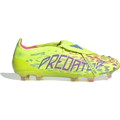 Adidas Футболни бутонки Adidas Predator Elite Fold-Over Tongue Firm Ground Football Boots - Yellow/Pink