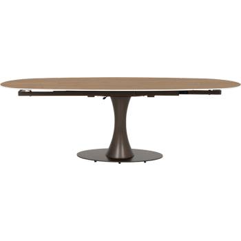 Carmen Разтегателна трапезна маса carlos - тъмен орех (3531077)