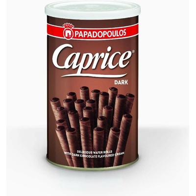 Papadopoulou Caprice plněné trubičky Dark 115 g