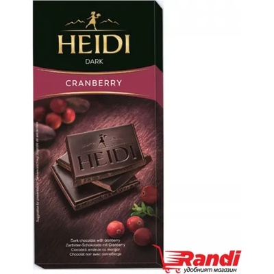 HEIDI Шоколад Heidi Dark боровинка 80гр