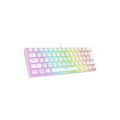 Rampage RADIANT K11 RED RGB USB-C biela