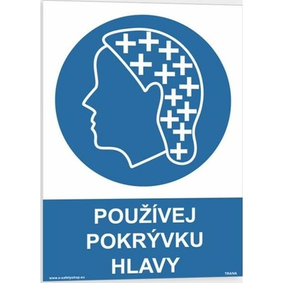 Traiva s.r.o. Používej pokrývku hlavy Verze: Plast 148 x 210 mm (A5) tl. 0.5 mm - Kód: 08424