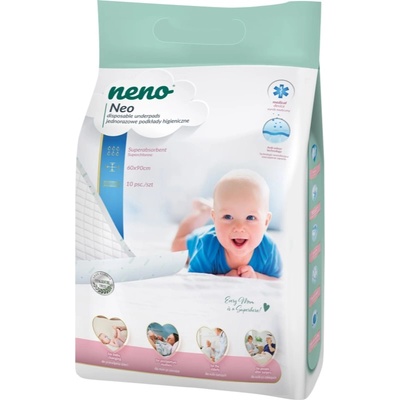 NENO Neo еднократни подложки за смяна на пелените 10 бр