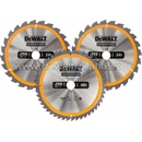DeWALT DT1963 Sada pilových kotoučů 250 × 30 mm 48z 3 ks