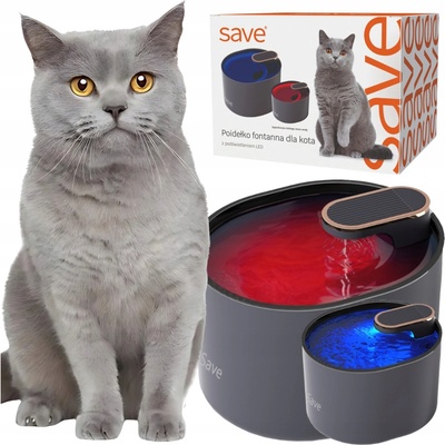 Napáječka s fontánou Save plast 3000 ml – Zboží Dáma