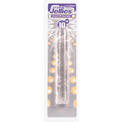 Doc Johnson Dildo Classic 10" Crystal Jellies clear