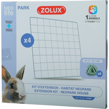 Zolux Neopark komponenty do klece králík 4 panely mřížka
