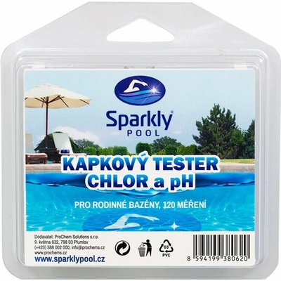Sparkly Pool kapkový tester Cl/pH 120 ks – Hledejceny.cz