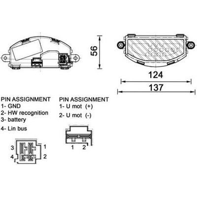 Regulace, vnitřní ventilace MAHLE ABR 155 000P (ABR155000P)