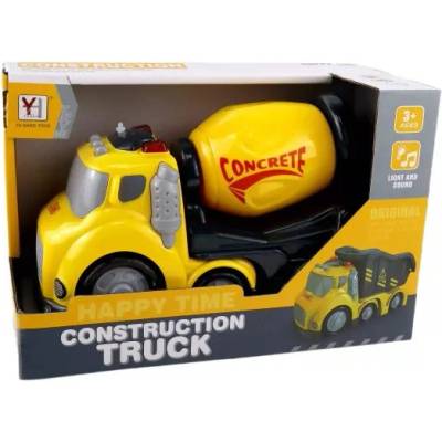 Man Yuk Toys Детски бетоновоз с звук и светлини - 24 см (98-312a)