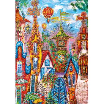 Heye - Puzzle Charming Village: Blue Gate - 500 piese