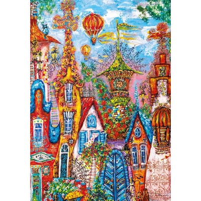 Heye - Puzzle Charming Village: Blue Gate - 500 piese