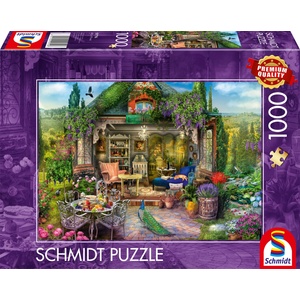 Schmidt Spiele Пъзел Schmidt от 1000 части - Мечтаната градина сред лозята (59794)