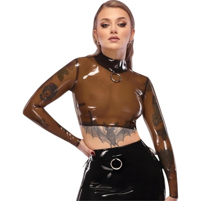 LateX priesvitný latexový top