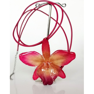 Meganflo Голяма Жълто Розова Орхидея 3DeLuxe