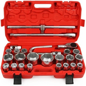 MAR-POL Гедоре за камион 26 части, 3/4", 1", вложки 6-стен 21-65 мм, mar-pol m58254 (m58254)