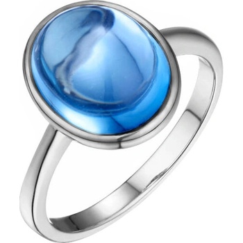 Eppi Modrý topaz ve zlatém prstenu Jariet R32978