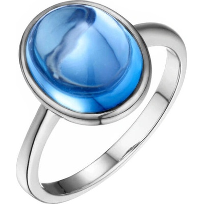 Eppi Modrý topaz ve zlatém prstenu Jariet R32978