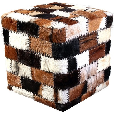 EX Home Табуретка EX Home модел Patchwork KB, Естествена кожа