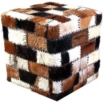EX Home Табуретка EX Home модел Patchwork KB, Естествена кожа