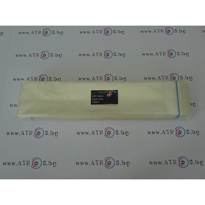 5 х 20 + 4см. 250 броя в опаковка