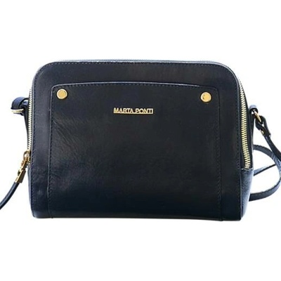 Marta Ponti crossbody kabelka kožená A120012 AZUL modrá