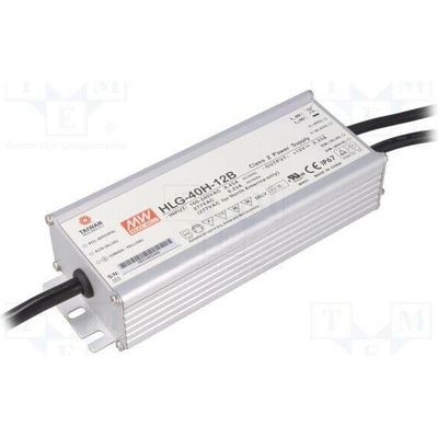 MEAN WELL HLG-40H-12B Napájecí zdroj: spínaný; LED; 39,96W; 12VDC; 3,33A; 90÷305VAC; IP67
