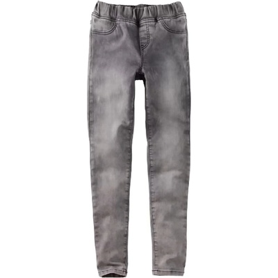 Dievčenské džínsové legíny Slim Fit sivá