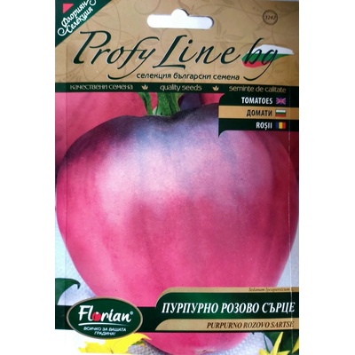 Флориан Домати Пурпурно розово сърце