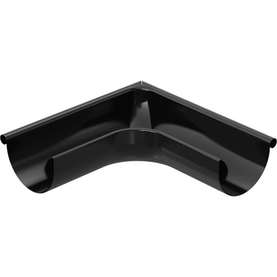 Bryza STAL Vonkajší roh 125 mm čierny