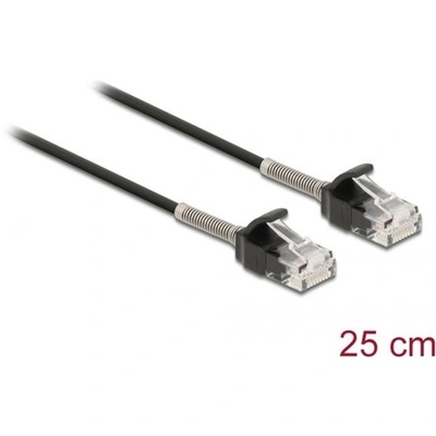 Delock 87014 25cm Cat6A RJ45 мъжки - RJ45 мъжки кабел със защита от прегъване (87014)