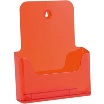 NDC Barevný stolní stojánek na letáky A4 tónovaná oranžová