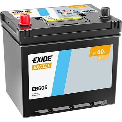 Exide Excell 12V 60Ah 480A EB605