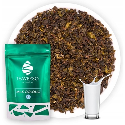 TEAVERSO ČAJ MILK OOLONG LISTOVÝ MODRÝ MLÉČNÝ ULUNG 50 G