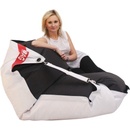 BeanBag 189x140 duo white black