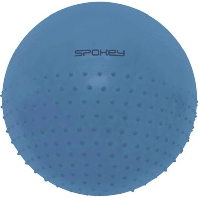 Spokey HALF FIT 2v1 Masážní gymnastický míč, 65 cm, modrý, K943628