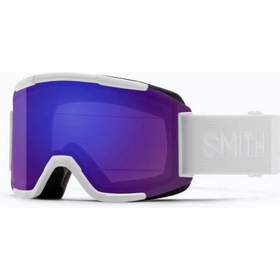 Скиорски очила Smith Squad white vapor/chromapop everyday violet mirror/clear