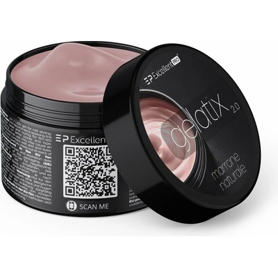Excellent Pro Gelatix 2 0 Uv Led želatínový gel na nehty Marrone Naturale 15 g