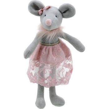 Image 1 of The Puppet Company - Парцалена кукла Мишчица танцьорка в розова дрешка