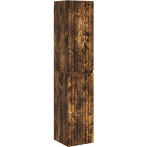vidaXL Стенно Баня Кабинет Опушен дъб 33 x 34, 5 x 160 см (890647)