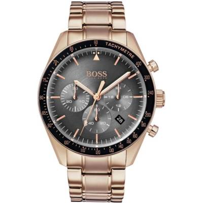 HUGO BOSS Мъжки часовник Hugo Boss Trophy 1513632, Розово злато / Графитен (HB1513632)