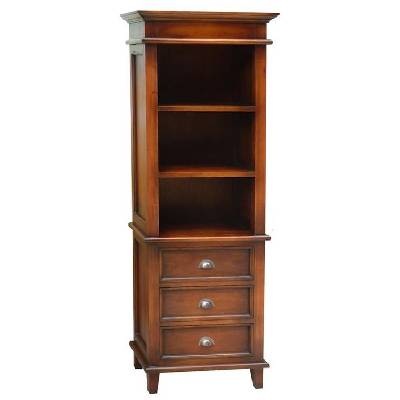 Библиотека - тясна EH Home модел Bergamo АK, махагон, махагонов ЛПД