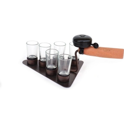 Kinekus Pohár štamprlík v murárskej lyžici 6 x 25 ml