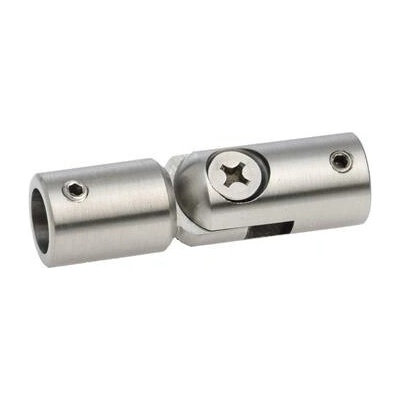 Spojka s kloubem, vrtání o 12,2 mm, nerez broušená V2A