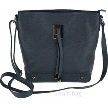 Sydney crossbody kožená kabelka modra