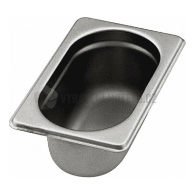 Profesionálna gastronádoba GN 1/9 plná nerezová 0,8 l, 176 x 108 mm, výška 10 cm, strieborná 3140710