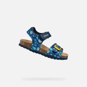 Geox Тъмно сини сандали за момчета Geox Chalki Geox | Sin | Момчешки | 20 - zoot - 68,24 лв