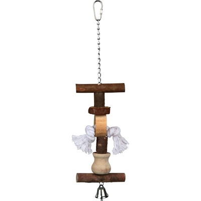 TRIXIE Natural Living přírodní hračka se zvonkem 38 cm