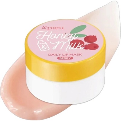 A'pieu Maska na rty s medem a mlékem Honey & Milk Daily Lip Mask Bery 6 g