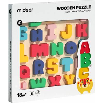 Mideer Abeceda vkládací puzzle 26 dílků MD3307
